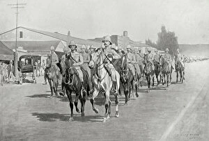 Pretoria Collection: Lord Roberts's entry into Pretoria, South Africa on 5th June 1900, from South Africa