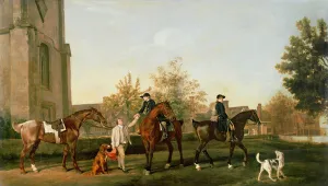 Lord Torrington's Hunt Servants setting out from Southill, Bedfordshire, c Lord Torrington's Hunt Servants setting out from Southill, Bedfordshire, c