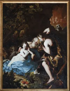 Loth et ses filles (Lot and his daughters) Painting by Bartolomeo Guidobono (1654-1709) Loth et ses filles (Lot and his daughters) Painting by Bartolomeo Guidobono (1654-1709)