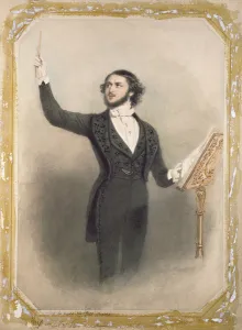 Louis Antoine Jullien (1812-60) (w/c on paper) Louis Antoine Jullien (1812-60) (w/c on paper)