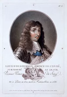 Conda Collection: Louis de Bourbon, Prince de Conde, from Portraits des grands hommes