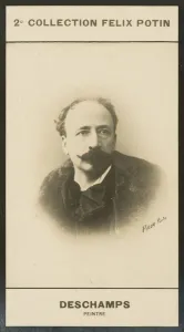 Louis Deschamps, Peintre, 1846-1902 (b/w photo) Louis Deschamps, Peintre, 1846-1902 (b/w photo)