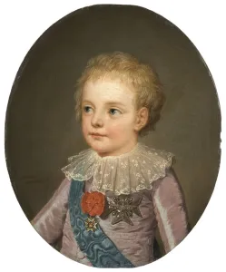 Louis Joseph Xavier Francois de Bourbon (1781-1789), Dauphin of France, by Wertmueller Louis Joseph Xavier Francois de Bourbon (1781-1789), Dauphin of France, by Wertmueller