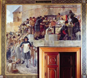 Louis Le Gros (1080-1137) (King Louis VI) Granting the First Parisians their First Louis Le Gros (1080-1137) (King Louis VI) Granting the First Parisians their First