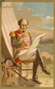 Louis-Nicolas Davout, French general (chromolitho) Louis-Nicolas Davout, French general (chromolitho)