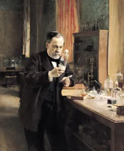Louis Pasteur (1822-95) in his Laboratory, 1885 (oil on canvas) Louis Pasteur (1822-95) in his Laboratory, 1885 (oil on canvas)