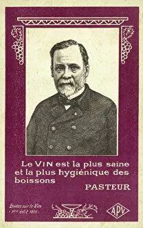 Beverage Gallery: Louis Pasteur (litho)