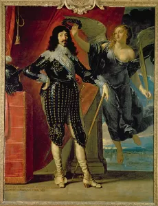 Louis XIII (1601-43) Crowned by Victory, 1635 (oil on canvas) Louis XIII (1601-43) Crowned by Victory, 1635 (oil on canvas)