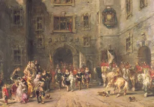Louis XIII at the chateau of Blois, 1874 (oil on canvas) Louis XIII at the chateau of Blois, 1874 (oil on canvas)