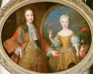 Louis XV (1710-74) and the Infanta of Spain, Maria Ana Victoria (1718-81) c.1724 Louis XV (1710-74) and the Infanta of Spain, Maria Ana Victoria (1718-81) c.1724