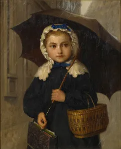 Louise Anker with Umbrella, 1872 (oil on canvas) Louise Anker with Umbrella, 1872 (oil on canvas)
