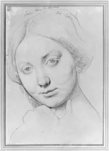 Louise de Broglie, Countess of Haussonville, c.1842 (graphite on paper) Louise de Broglie, Countess of Haussonville, c.1842 (graphite on paper)