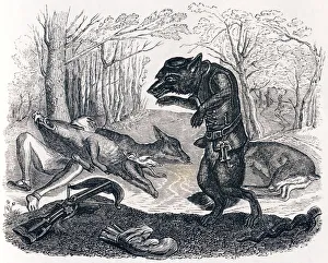 The loup and the hunter (Le loup et le chasseur) - Fables by La Fontaine The loup and the hunter (Le loup et le chasseur) - Fables by La Fontaine