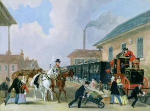 The Louth-London Royal Mail Travelling by Train from Peterborough East in December 1845 The Louth-London Royal Mail Travelling by Train from Peterborough East in December 1845