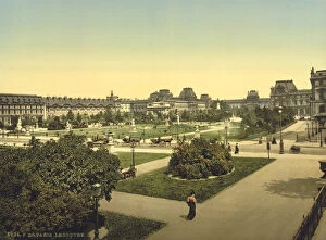 Photomechanical Gallery: The Louvre, Paris, c.1890-1900 (photochrom)