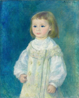 Saree Gallery: Lucie Berard (Child in White), 1883 (oil on canvas)