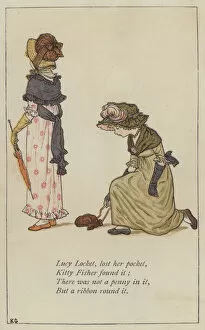 Lucy Locket, lost her pocket (colour litho)