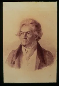 Ludwig van Beethoven (1770-1827), 1824 (print) Ludwig van Beethoven (1770-1827), 1824 (print)