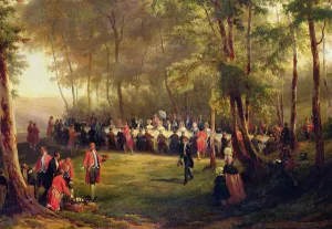 Lunch Given by Louis-Philippe for Queen Victoria in the Forest of Eu, 6th September 1843 Lunch Given by Louis-Philippe for Queen Victoria in the Forest of Eu, 6th September 1843