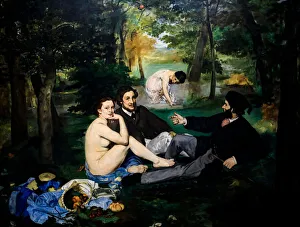 Luncheon on the Grass also Bathing then The square part, 1863 (Oil on Canvas) Luncheon on the Grass also Bathing then The square part, 1863 (Oil on Canvas)
