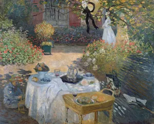 The Luncheon: Monets garden at Argenteuil, c.1873 (oil on canvas) The Luncheon: Monets garden at Argenteuil, c.1873 (oil on canvas)