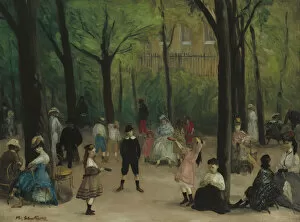 Belle And Xc9 Gallery: Luxembourg Gardens, 1906 (oil on canvas)