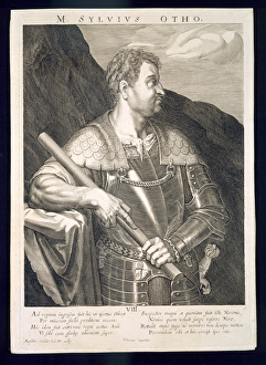 M. Silvius Otho Emperor of Rome 68 AD engraved by Aegidius Sadeler (1570-1629) (engraving M. Silvius Otho Emperor of Rome 68 AD engraved by Aegidius Sadeler (1570-1629) (engraving