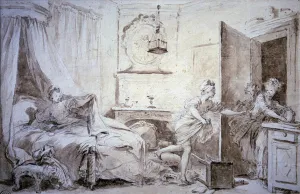 Ma shirt burn Drawing in the wash by Alexandre Evariste Fragonard (1780-1850 Ma shirt burn Drawing in the wash by Alexandre Evariste Fragonard (1780-1850