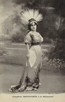 Beauharnais Gallery: Madam Guerin as Josephine Bonaparte (b / w photo)