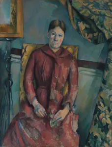 Madame Cezanne in a Red Dress, 1888-90 (oil on canvas) Madame Cezanne in a Red Dress, 1888-90 (oil on canvas)