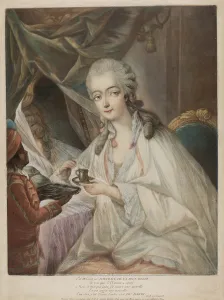 Madame du Barry, 1771 (colour aquatint on paper) Madame du Barry, 1771 (colour aquatint on paper)
