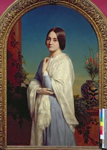 Madame Edouard Dubufe (1822-55) 1842 (oil on canvas) Madame Edouard Dubufe (1822-55) 1842 (oil on canvas)