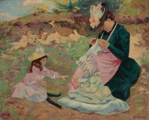 Madame Guillaumin and Her Daughters; Madame Guillaumin et Ses Filles, c Madame Guillaumin and Her Daughters; Madame Guillaumin et Ses Filles, c