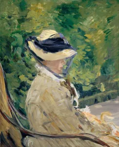 Madame Manet at Bellevue, 1880 (oil on canvas) Madame Manet at Bellevue, 1880 (oil on canvas)