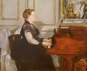 Madame Manet at the Piano, 1868 (oil on canvas) Madame Manet at the Piano, 1868 (oil on canvas)