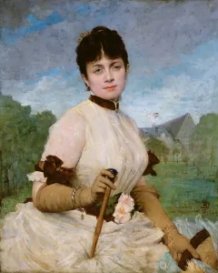 Madame Marie Toulmouche, 1884 (oil on canvas) Madame Marie Toulmouche, 1884 (oil on canvas)