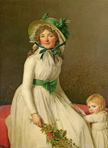 Madame Pierre Seriziat (nee Emilie Pecoul) with her Son, Emile (b Madame Pierre Seriziat (nee Emilie Pecoul) with her Son, Emile (b