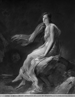 Madame Recamier (1777-1849) (oil on canvas) (b/w photo) Madame Recamier (1777-1849) (oil on canvas) (b/w photo)