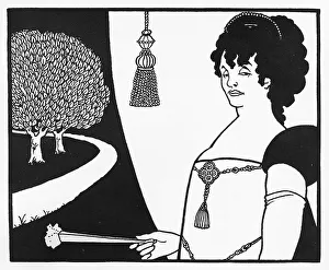 Madame Rejane, illustration from The Yellow Book, 1893-94 (litho) Madame Rejane, illustration from The Yellow Book, 1893-94 (litho)