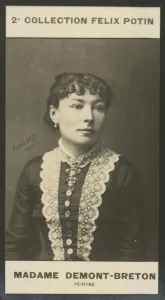 Madame Virginie Demont-Breton, Peintre, 1859 (b/w photo) Madame Virginie Demont-Breton, Peintre, 1859 (b/w photo)