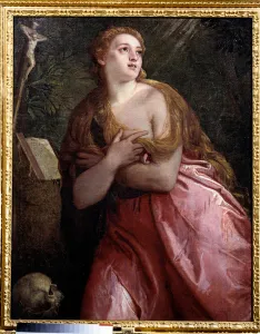 Madeleine penitente Painting by Paolo Veronese (1528-1588), 1583 Sun Madeleine penitente Painting by Paolo Veronese (1528-1588), 1583 Sun