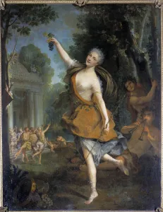 Mademoiselle Prevost in bacchante Representation of the dancer Mademoiselle Prevost Mademoiselle Prevost in bacchante Representation of the dancer Mademoiselle Prevost