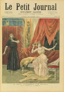 Mademoiselle Sibyl Sanderson (1865-1903) and Monsieur Jean Francois Delmas (1861-1933) Mademoiselle Sibyl Sanderson (1865-1903) and Monsieur Jean Francois Delmas (1861-1933)