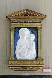 Holy Art Gallery: Madonna and Child, 1445-50 (glazed terracotta)