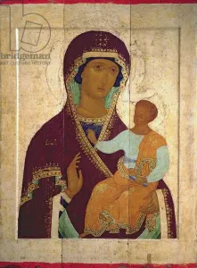 Madonna and Child Hodigitria, Russian icon, 1502 (tempera on panel) Madonna and Child Hodigitria, Russian icon, 1502 (tempera on panel)