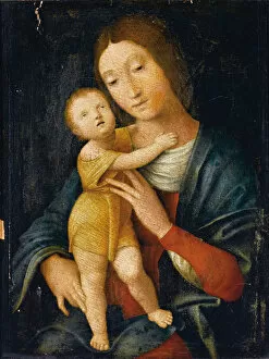 Abraham Drentwett Gallery: Madonna and child (oil on board)