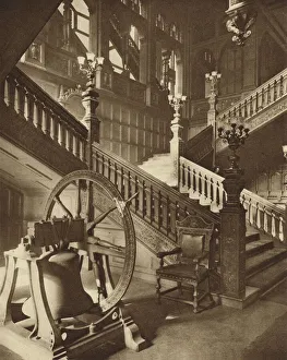Magnificent staircase of Grocers Hall in the City of London Magnificent staircase of Grocers Hall in the City of London