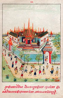 Mahajanaka Jataka. ca. 1910 (illustration) Mahajanaka Jataka. ca. 1910 (illustration)