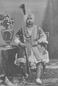 Maharaja Pratap Singhji of Jammu and Kashmir (engraving) Maharaja Pratap Singhji of Jammu and Kashmir (engraving)
