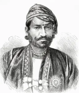 Maharajah Sawai Ram Singh II, Maharajah of Jaipur, from El Mundo en la Mano' Maharajah Sawai Ram Singh II, Maharajah of Jaipur, from El Mundo en la Mano'